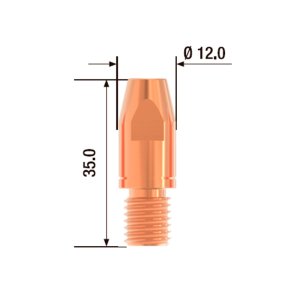 FUBAG Контактный наконечник M10х35 мм CuCrZr D=1.0 мм (25 шт.) в Махачкале фото