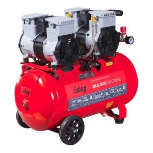 Компрессор безмасляный малошумный FUBAG OLS 500/50 CM2х2 + Набор пневмоинструмента Basic S1000 (3 предмета) в ПОДАРОК Компрессор безмасляный малошумный FUBAG OLS 500/50 CM2х2 + Набор пневмоинструмента Basic S1000 (3 предмета) в ПОДАРОК
