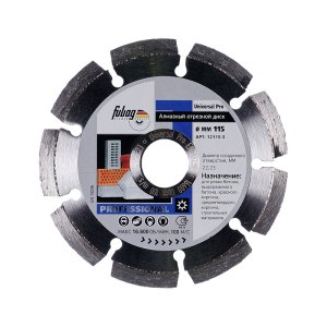 Алмазный отрезной диск FUBAG Universal Pro D115 мм/ 22.2 мм в Махачкале фото