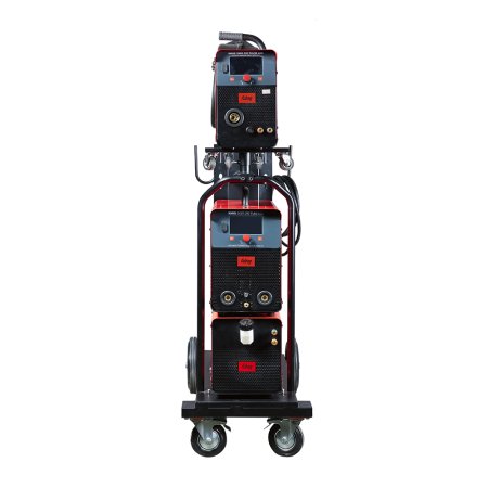 Полуавтомат сварочный FUBAG XMIG 500T DW PULSE  + подающий механизм DRIVE XMIG DW PULSE  + горелка FB 550W 3m  + блок жидкостного охлаждения Cool XMIG  + шланг-пакет 5 метров 95 мм2 14 pol с жидкостным охлаждением + тележка XM в Махачкале фото