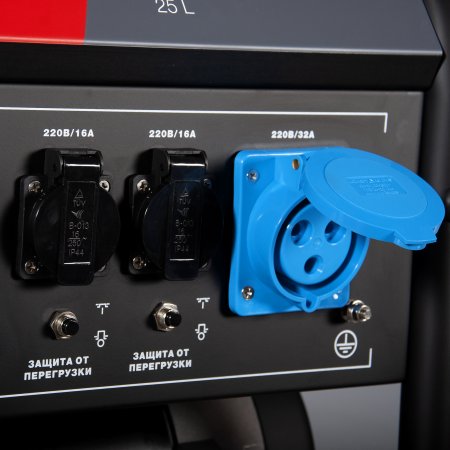 Бензиновый генератор с электростартером и коннектором автоматики FUBAG BS 7500 A ES в Махачкале фото