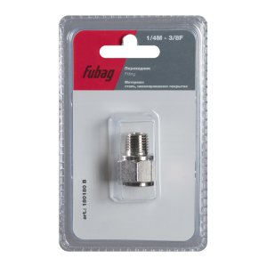 FUBAG Переходник 1/4 дюйма M на 3/8 дюйма F, блистер 1 шт в Махачкале фото