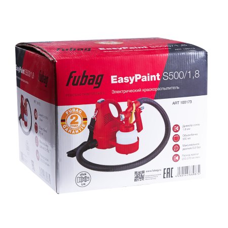 FUBAG Электрический краскораспылитель EasyPaint S500/1.8 с верхним бачком в Махачкале фото