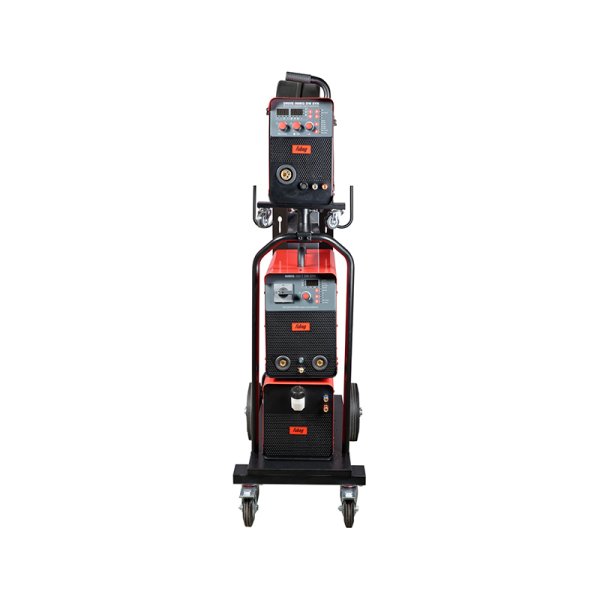 Полуавтомат сварочный FUBAG INMIG 500T DW SYN + подающий механизм DRIVE INMIG DW SYN + шланг-пакет 5 метров 70 мм2 14 pol с жидкостным охлаждением для INMIG 500T DW SYN + горелка FB 500 3m + блок жидкостного охлаждения Cool 70 + тележка для аппаратов в Махачкале фото