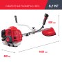 FUBAG Бензиновый триммер FPT 52 + Триммерная леска сечение витой квадрат L 130 м * 2.4 мм в ПОДАРОК в Махачкале фото