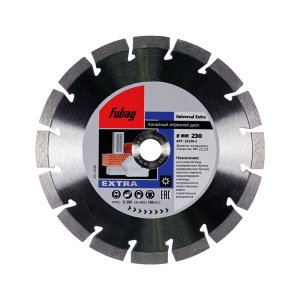 Алмазный отрезной диск FUBAG Universal Extra_ диам. 230/22.2 в Махачкале фото