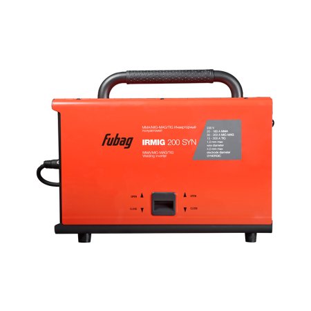 Полуавтомат сварочный FUBAG IRMIG 208 SYN PLUS (31447) + маска сварщика Хамелеон IR 9-13N S (38072) + сварочные краги на подкладке красные FWGN 10R (641180) в Махачкале фото