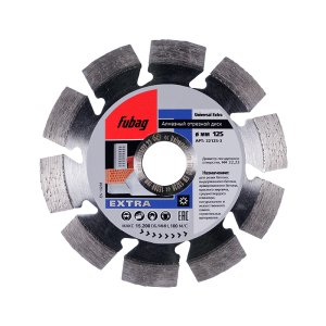 Алмазный отрезной диск FUBAG Universal Extra D125 мм/ 22.2 мм в Махачкале фото