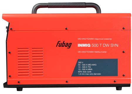 Сварочный полуавтомат INMIG 500T DW SYN + Подающий механизм DRIVE INMIG DW SYN + Шланг-пакет 5 м + Горелка FB 500 3 м + Блок жидкостного охлаждения + Тележка в Махачкале фото